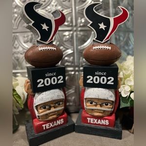 Pair of Houston Texan Tiki/Totem Poles